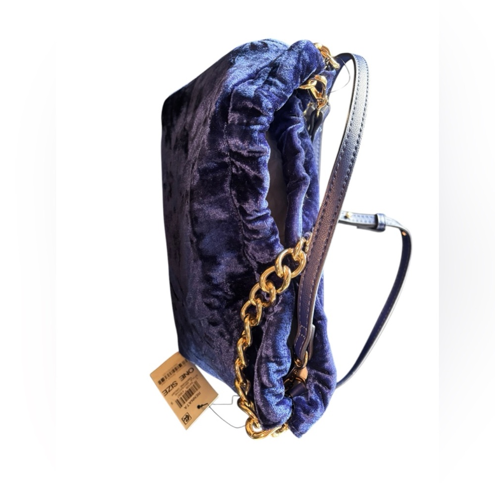 Rennata Quilted Clutch Crossbody 
SAPPHIRE Velvet
I.N.C International Concepts